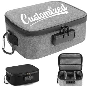 Water-Resistant Travel Organizer Case with Handle and Lock