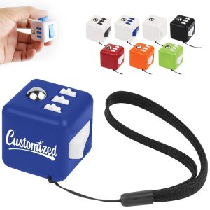 Fidget Cube Stress Relief Toy with Wrist Strap