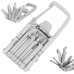 16-in-1 Carabiner Multi-Tool with Screwdrivers