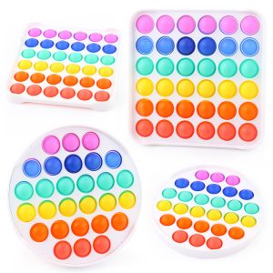 Rainbow Pop It Fidget Toy Sensory Stress Reliever