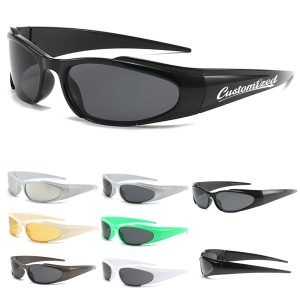 Sport Wraparound Cycling Sunglasses with UV Protection