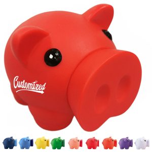 Mini PVC Piggy Bank for Kids with Custom Logo