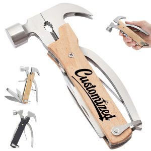 Multifunction Hammer Tool with Wooden Handle