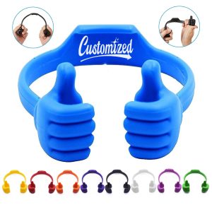 Thumbs Up Flexible Phone Stand for Desk or Promo Use