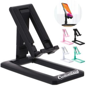 Foldable Multi-Angle Phone and Tablet Stand for Desk Use