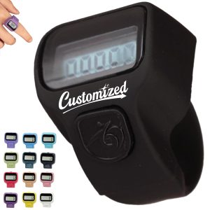Silicone Wristband Pedometer with Digital Step Counter