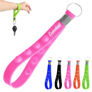 Silicone Fidget Pop Keychain Stress Reliever
