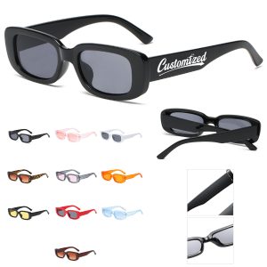 Retro Rectangular UV Protection Sunglasses