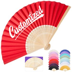 Bamboo Frame Paper Hand Fan