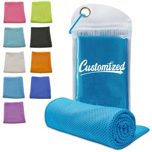 Quick Dry Microfiber Cooling Towel with Pouch