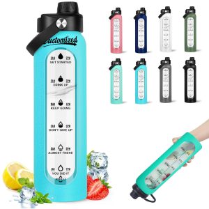 30oz Borosilicate Glass Water Bottle