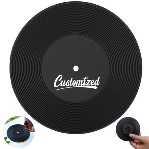 Custom Soft PVC Vinyl Record Drink Coaster