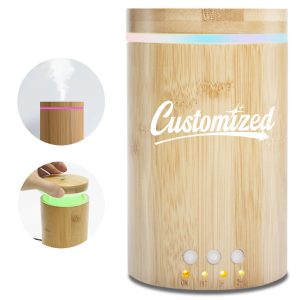 2 in 1 Bamboo Aroma Diffuser Humidifier and Air Purifier