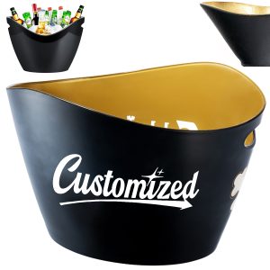 9L Custom LED Light Up Ice Bucket with Logo Display