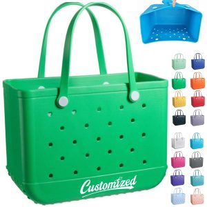 Large Capacity EVA Tote Hole Bag Beach Basket with Handles