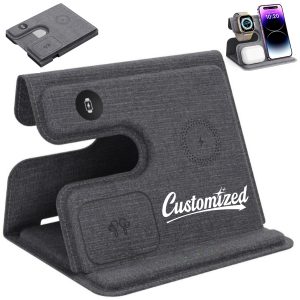 3-in-1 Foldable Wireless Fast Charging Stand