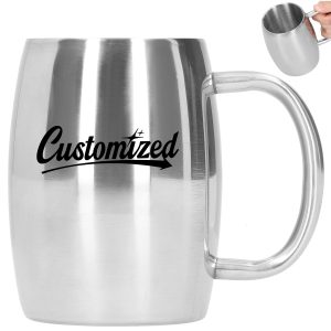 16oz. Durable Double Wall Stainless Steel Insulated Mug