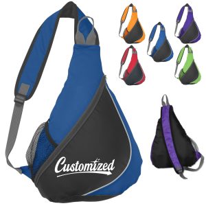 Sling Backpack Chest Bags with Water Bottle Pocket