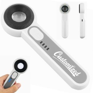 Touch LED Handheld Magnifier Rechargeable Magnifying Glass