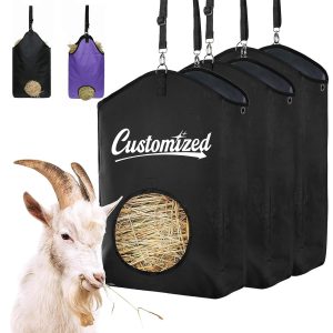 Durable Hanging Dry Grass Storage Weed Horse Hay Bag