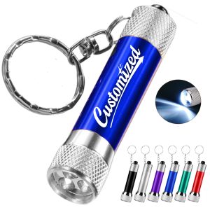 Custom LED Mini Flashlight Keychain