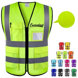 Custom High Visibility Reflective Safety Vest