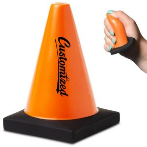 Custom PU Traffic Cone Roadblock Stress Reliever Toy