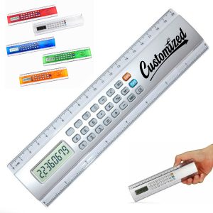 2 in 1 Function Dual Scale Ruler with Electronic Calculator