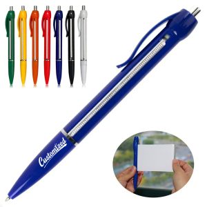Custom Retractable Pull Out Advertising Scroll Ballpoint Pen