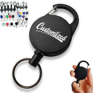 Custom Retractable Badge Reel Keychain Holders