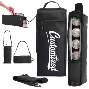 Portable Golf Cooler Bag Insulated Beverage Carrier Holder