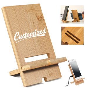 Eco-Friendly Bamboo Wood Phone Stand Holder