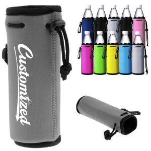 Neoprene Insulated Water Bottle Holder Sleeve with Clip