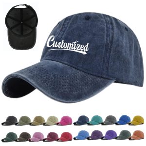 Custom Washed Vintage Baseball Cap Classic Six-Panel