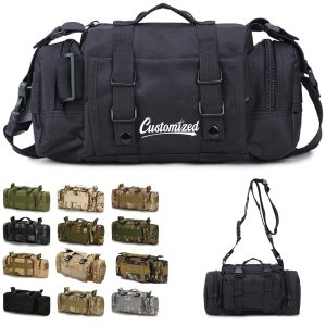 Tactical MOLLE Outdoor Waist Bag Crossbody Sling Bag Pack