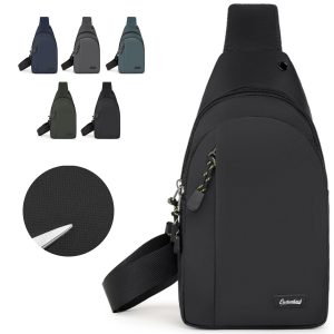 Splashproof Large Capacity Crossbody Sling Bag for Travel