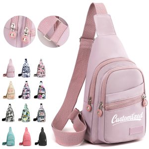 Large Capacity Splashproof Waterproof Crossbody Sling Bag