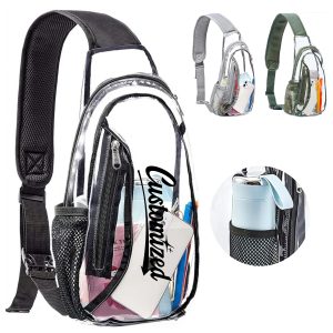 Stadium Approved Transparent Clear Sling Crossbody Bag