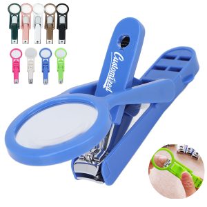Colorful Nail Clipper with Hanging Loop for Travel