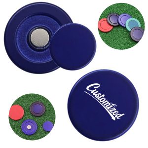 Magnetic Golf Ball Marker with Hat Clip Compatible Design