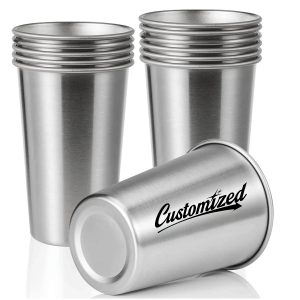 12/17Oz. Stainless Steel Drinking Cup Beer Tumblers