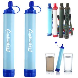 Portable Water Filter Straw Outdoor Survival Emergency Use