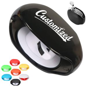 Round Cable Organizer Case for Earbuds and Charging Cords
