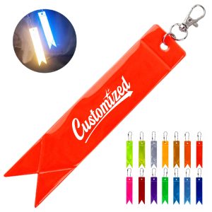 Reflective Safety Tag with Ball Chain for Visibility