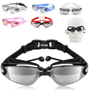 Anti Fog Mirror Swimming Goggles with UV Protection