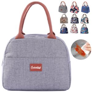 8L Insulated Lunch Tote Bag with Handle Pouch