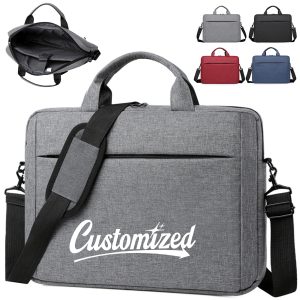 15.6" Laptop Briefcase with Luggage Trolley Sleeve