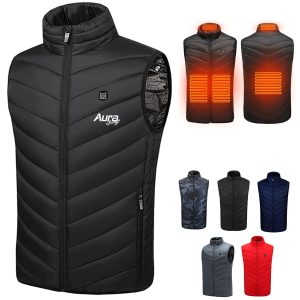 Customizable Heated Vest for Outdoor & Winter Comfort