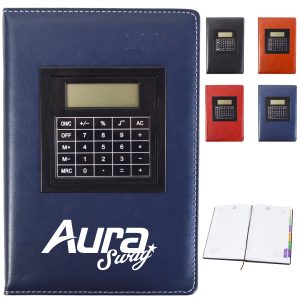 A4 Professional Planner Notebook with Integrated Calculator