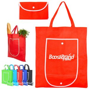 Foldable Reusable Non-Woven Shopping Tote Bag